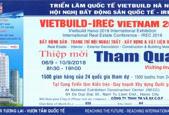 Sơn GORI tham gia triển lãm Vietbuild Hà Nội từ 6-10/9/2018