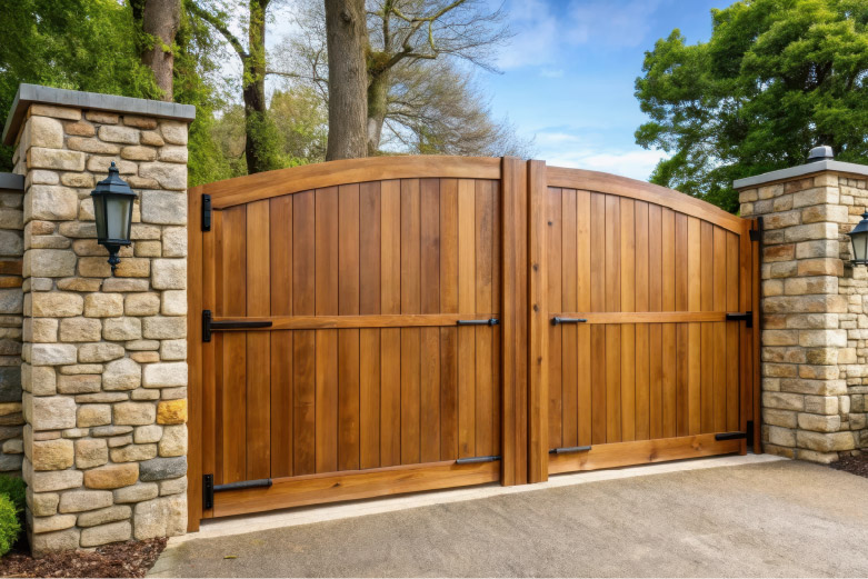 Sơn gỗ ngoài trời Gori ứng dụng cho cổng