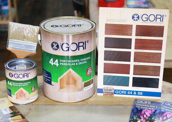 Sơn gỗ cao cấp Gori 44 có màu sắc tự nhiên và mộc mạc